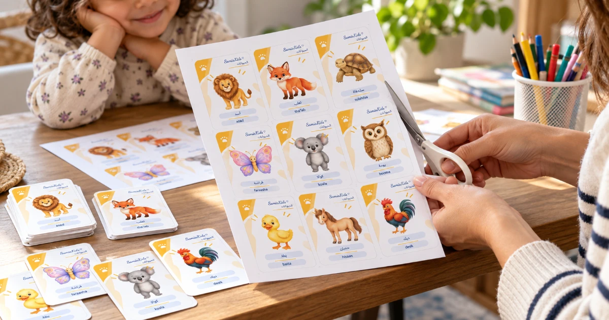 Couverture de l’article Comment imprimer des flashcards à la maison : A4, US Letter, format 63×88 mm et découpe propre