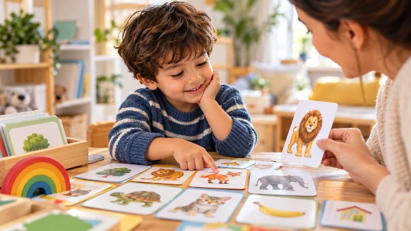 Couverture : Flashcards multilingues pour enfants : apprendre l’arabe, le français et l’anglais sans tout mélanger