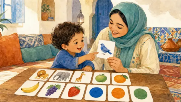 Couverture : Apprendre l’arabe aux enfants de 3 à 6 ans : par où commencer ?