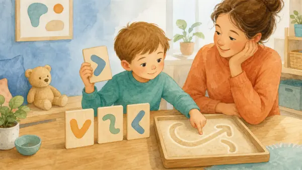 Couverture : Confusion b d p q : comment aider votre enfant concrètement ?