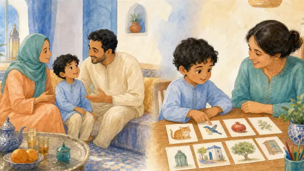 Couverture : Darija arabe standard enfant : comprendre pour mieux accompagner