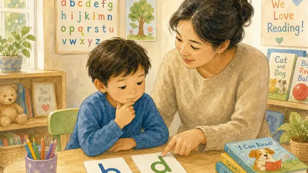 Couverture : Pourquoi mon enfant confond les lettres b et d : comprendre et aider