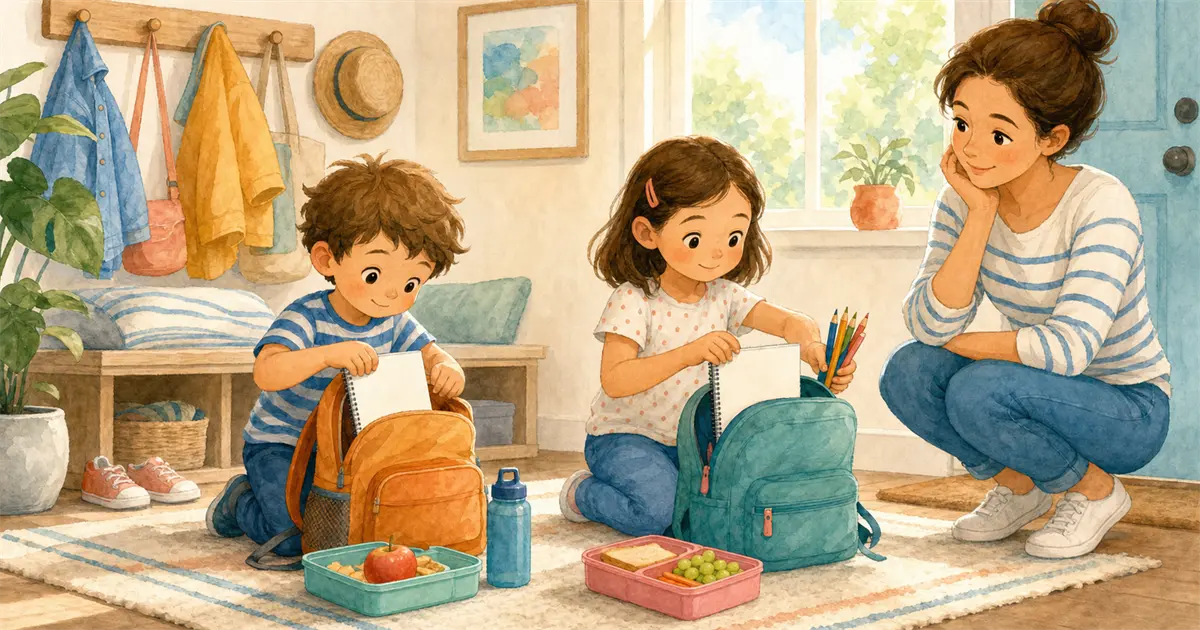 Couverture de l’article Préparer la rentrée CP et maternelle : la check-list sereine des parents