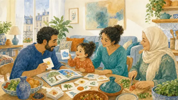 Couverture : Transmettre l’arabe à ses enfants en France : le guide pratique
