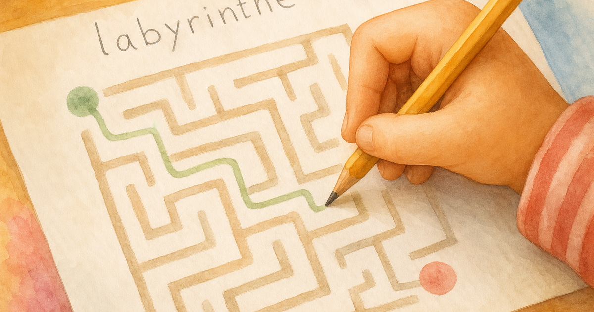 Couverture de l’article Comment les labyrinthes préparent-ils la main à écrire ?