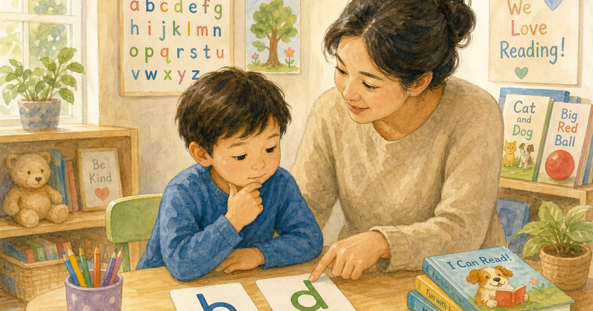Couverture de l’article Pourquoi mon enfant confond les lettres b et d : comprendre et aider