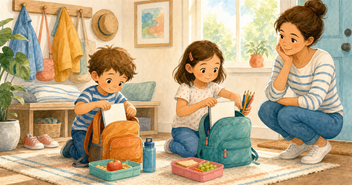 Couverture de l’article Préparer la rentrée CP et maternelle : la check-list sereine des parents