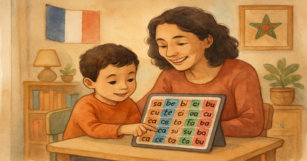 Couverture de l’article Tableau de syllabes interactif CP : comment l'utiliser à la maison