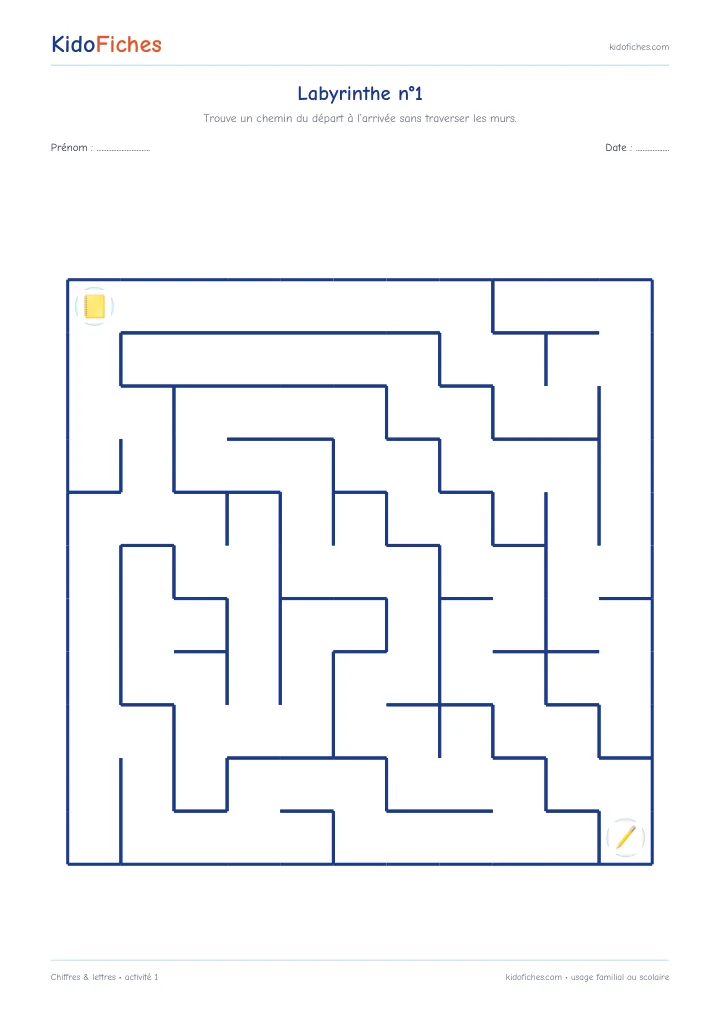 Activité 1 — Chiffres & lettres