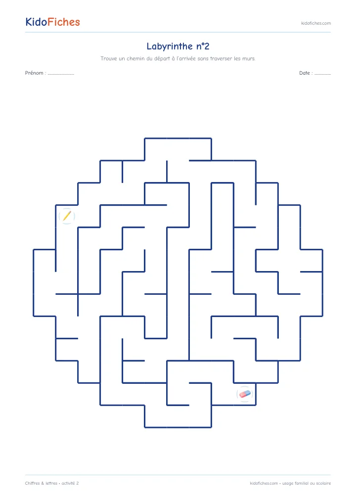 Activité 2 — Chiffres & lettres