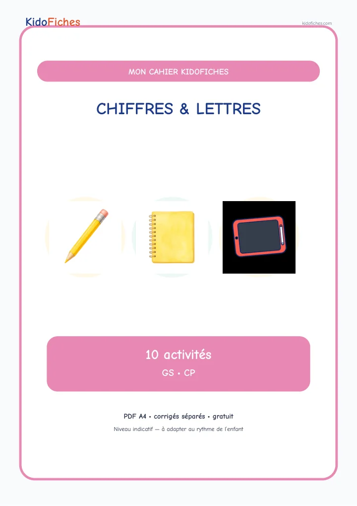 Couverture du Cahier de labyrinthes chiffres et lettres