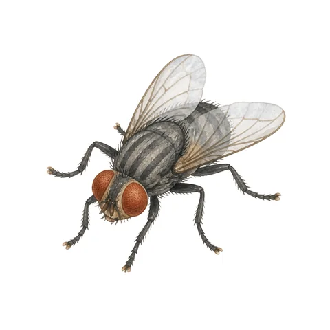 Illustration du mot mouche